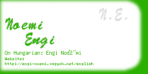 noemi engi business card